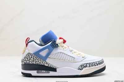 公司级nike Air Jordan Spizike Low舒适百搭 防滑耐磨 低帮 复古篮球鞋 完美鞋型打造 内原厂气垫 全新设计立体压纹原盒包装 货号:Hm