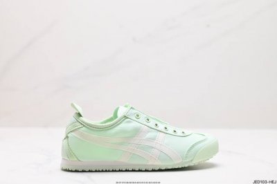 公司级onitsuka Tiger鬼冢虎 Mexico 66 Slip-On 一脚蹬低帮夏季透气运动休闲鞋 货号: 3B603-303 尺码:36 37 37.