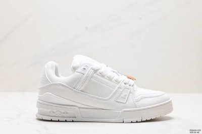公司级louis Vuitton Trainer Sneaker Low 空胶版本 正品1：1 细节对标官网 蓝色得物外盒 独家定制 、升级版扫码秒进官 纯原代