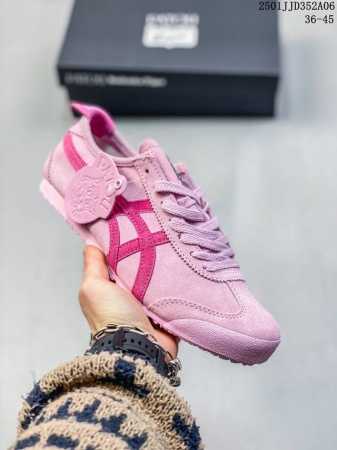鬼冢虎系列 小红书爆款色 上图必卖款全新批次 Asics Tiger Mexico 66 天猫专供 亚瑟士 原装头层鬼冢虎阿斯克斯帆布经典休闲跑鞋。原盒原标半码 - 点击图像关闭