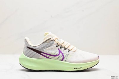 真标耐克nike Air Zoom Pegasus 登月40代运动鞋 针织网面透气跑步鞋 兼顾迅疾外观和稳固脚感 后跟覆面和中足动态支撑巧妙融合 缔造稳定顺畅的