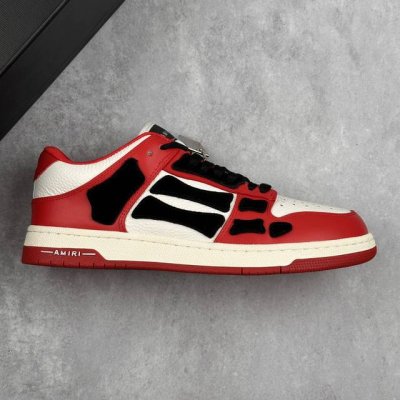 本地490 核心私 Amiri Skeleton High 广东大厂出品 骨骼鞋-Skel Top Sneakers低帮 洛杉矶街头之王 高奢·埃米尔 原装裸鞋