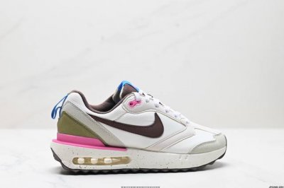 公司级Nk Air Max Dawn 黎明系列低帮气垫百搭休闲运动慢跑鞋 采用柔软翻毛皮和透气梭织材料打造利落鞋面 中底和鞋跟融入现代感线条设计 兼具复古风格与