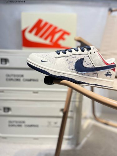 Nike Sb Dunk Low“斯图西联名” 周年高端定制 低帮休闲板鞋 定制鞋盒 超高清洁度 皮料切割干净无任何毛边 细节完美Xx2025 Qd766191