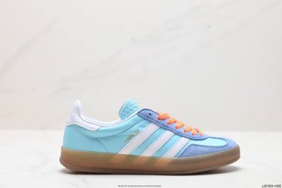 公司级阿迪达斯adidas Originals Gazelle Indoor 三叶草复古防滑耐磨低帮板鞋 鞋款采用柔软的绒面革和耐用的皮革衬里融合在橡胶外底上！
