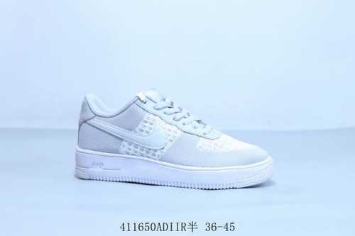 耐克 Nike Air Force 1 Af1耐克 低帮 空军一号休闲板鞋 白灰 货号 Ci005 0 41 Adiir半 36-45