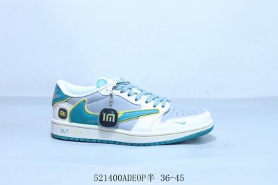 乔丹Air Jordan 1 Low Aj1 乔1低帮复古文化休闲运动篮球鞋倒勾 小米 货号 Xx3168-163 521400Adeop半 36-45