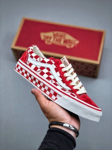 Vans Old Skool 36 Lx Bmx 舒适百搭 防滑耐磨 低帮 板鞋 男女同款 白红 尺码 35-44 半