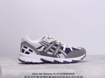 公司级asics Gel-Sonoma 15-50 绿黑 亚瑟士山系风户外低帮休闲运动跑步鞋 兼具潮流感和越来越火的户外机能风，无论是配色还是性能，感觉牢牢抓住
