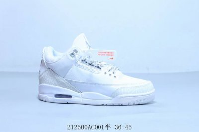 乔丹Air Jordan 3 Retro Black Gold . 迈克尔 乔丹Aj3代中帮复古休闲运动文化篮球鞋 212500Acooi半 36-45