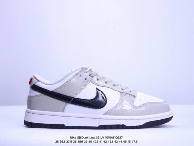耐克nike Sb Dunk Low Sb Lv联名系列扣篮系列复古低帮休闲运动滑板板鞋。采用脚感柔软舒适zoomair气垫，有效吸 收滑板等极限运动在落地时带