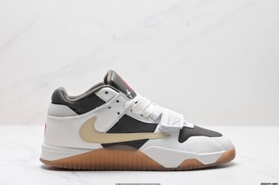 公司级travis Scott X Jordan Cut The Check Jumpman Jack Tr联名倒钩休闲板鞋 原楦原纸板开发 原盒原配 超高清洁