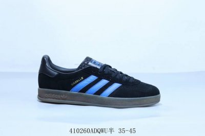 阿迪达斯Adidas Originals Gazelle Esquisite Gucci 德训 羚羊系列低帮复古百搭休闲运动板鞋 黑蓝 货号 Jq2692 41
