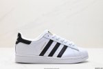 真标贝壳头阿迪达斯adidas三叶草 Originals Superstar 贝壳头系列低帮经典百搭休闲运动板鞋 货号:Eg4958 尺码:36 36.5 37