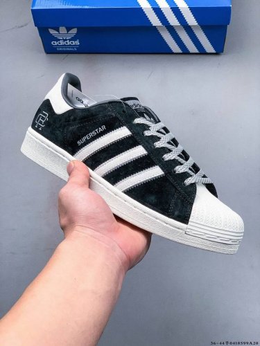 公司级！阿迪达斯Adidas Superstar 贝壳头经典百搭休闲板鞋 0418599A20