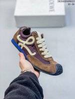 公司级Loewe罗意威 Ballet Runner 小牛皮 圆头系带 低帮 生活休闲鞋 货号:Llbr28 1 尺码:35-39 编码：02Ggd409A23