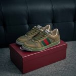 核心私 Gucci~~2025最新配色小脏鞋 休闲鞋 运动鞋 Zp开发纯原版本；金属双G水晶圆柱形标；Gucci原版纹织带 鞋面头层羊皮拼接双G压花牛皮，皮面切