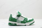 真标全新Lv路易威登Louis Vuitton Trainer Sneaker Low休闲运动文化百搭板鞋 尺码:36-45 Id:Jed212-Fje