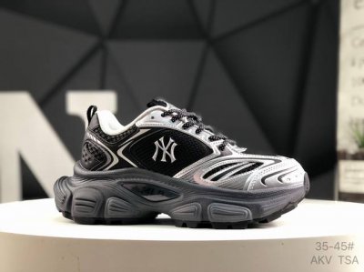 mlb Big Ball Chunky Mesh 厚底老爹系列低帮魔术贴轻量休闲运动慢跑鞋 货号 3Ashwd15N Gp20 尺码 如图所示 Akv Tsa