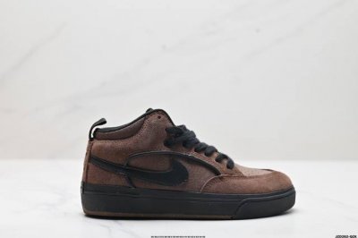 真标nike Sb React Leo 冬季新款复古中帮滑板鞋休闲运动鞋 货号:Dx436 02 尺码:36 36.5 37.5 38 38.5 39 40 4