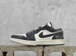 Air Jordan 1 Low Aj1 乔1 暴力熊联名-深驼灰 高端定制 低帮复古篮球鞋 Sj9950-047 #定制鞋盒 大厂纯原品质出货 超高清洁度 皮