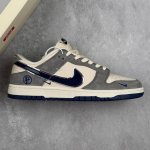 本地 核心私 Nk Sb Dunk Low Vlone联名 灰白蓝勾 周年高端定制 低帮休闲板鞋 #定制鞋盒 大厂纯原品质出货 超高清洁度 皮料切割干净无任何毛