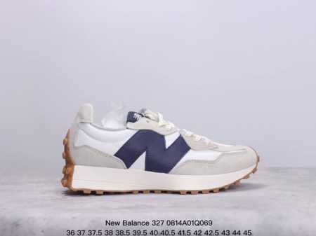 真标 Nb 新百伦 New Balance 327系列复古休闲运动慢跑鞋时尚男女运动鞋 以更纯粹的复古风格设计打造的全新造型 侧身还以解构设计，将 N 字标志以 - 点击图像关闭