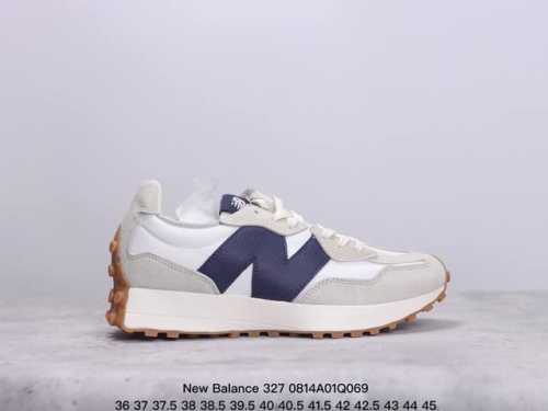 真标 Nb 新百伦 New Balance 327系列复古休闲运动慢跑鞋时尚男女运动鞋 以更纯粹的复古风格设计打造的全新造型 侧身还以解构设计，将 N 字标志以