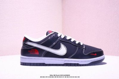 310 nike Sb Dunk Low“北面联名——黑白” 周年高端定制 低帮休闲板鞋 定制鞋盒 大厂纯原品质出货 超高清洁度 皮料切割干净无任何毛边 细节完
