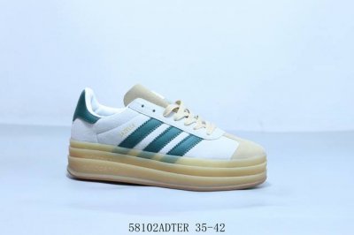 阿迪达斯 Adidas阿迪达斯Gazelle Bold低帮耐磨厚底增高板鞋 三层 货号 Id7056 58102Adter 35-42