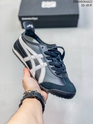 真标带半码！ Asics Onitsuka Tiger 亚瑟士 鬼冢虎 清晰显眼 配加软鞋垫 脚感舒适度爆满 原膜原料生产 鞋底平底耐磨防滑显著 一款绝佳休闲和