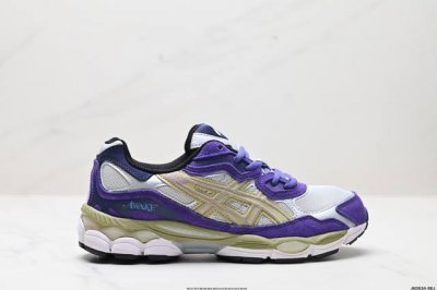 公司级ASICS 亚瑟士GEL-NYC 2055透气网眼鞋面配合部分合成革材质 采用全新AHAR+橡胶材质 更加耐磨 货号:1201A850-020 尺码:36