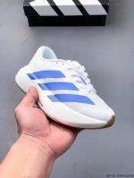 adidas Adizero Evo Sl M马拉松飞线贾卡轻质透气休闲运动跑步鞋小童鞋 采用双层透气网纱 Flywire动态飞线绑缚鞋面材质 内置Zoom小气