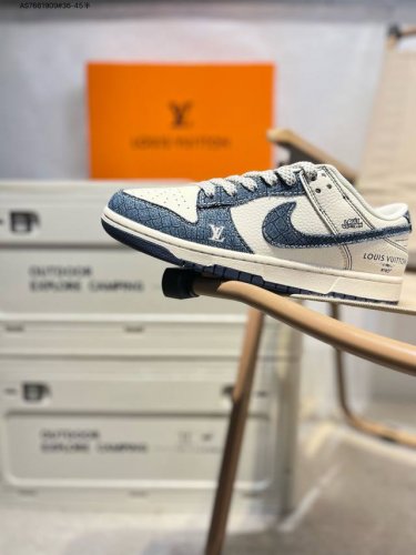 Nike Sb Dunk Low“Lv联名” 周年高端定制 低帮休闲板鞋 定制鞋盒 超高清洁度 皮料切割干净无任何毛边 细节完美Fc1688 As7661909