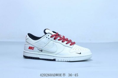 耐克 Nike Sb Dunk Low Pro 复古低帮 休闲运动滑板板鞋 白红 货号Cy5979-120 420260Adwoe半 36-45