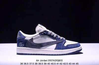 公司级aj1倒勾travis Scott X Air Jordan 1 ” Reverse Mocha “ Aj1乔1 Ts 闪电 联名倒钩 低帮文化篮球鞋 完