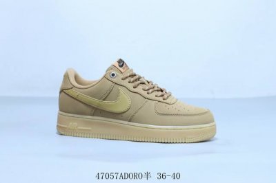 Nike Air Force 1 Af1耐克 低帮 空军一号休闲板鞋 小麦 货号 Cj9179-200 47057Adoro半 36-40