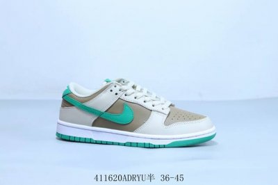 耐克 Nike Sb Dunk Low Pro 复古低帮 休闲运动滑板板鞋 棕绿 货号 Hf5441-201 411620Adryu半 36-45