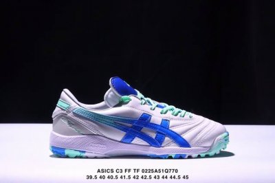 Asics亚瑟士Ds Light C3 Ff Tf袋鼠皮Ag短钉足球鞋时尚复古男士运动鞋 带半码 39-45 尺码：39-45半 Xm0225Q770
