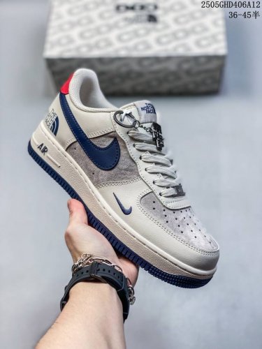海外限量发售！公司级Nike Air Force 1 '07 Low “ Lv联名 黑花牛仔”空军一号 低帮 运动鞋 休闲鞋 折边针车 工艺难度大 原楦头原纸板