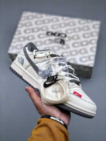 Nike Sb Dunk Low 北面系列 绑带米白灰勾 周年高端定制 低帮休闲板鞋 Yx5066-285 #定制鞋盒 大厂纯原品质出货 超高清洁度 皮料切割干 - 点击图像关闭