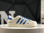 公司级带半码 阿迪达斯 Originals 贝壳头 采用全新头层拼接皮革材质 后跟采用特色3D立体印字 渠道正品订单 诠释市场最高工艺水平 全鞋进口头层皮料打造