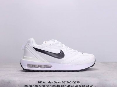 nk Air Max Dawn 黎明系列低帮气垫百搭休闲运动慢跑鞋 采用柔软翻毛皮和透气梭织材料打造利落鞋面 中底和鞋跟融入现代感线条设计 兼具复古风格与时尚魅
