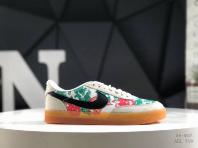 180 nk Killshot Ii Leather 联名复古板鞋 采用米白色皮革制作鞋身 Swoosh 点缀其中 最后搭载棕色生胶大底 流露出满满的复古气气息