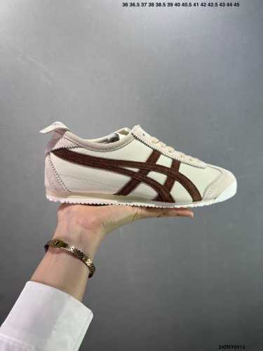 Asics 亚瑟士 男女鞋真标半码制 日产经典老牌-鬼塚虎 Onitsuka Tiger Mexico 66经典墨西哥系列复古经典百搭板鞋休闲运动鞋慢跑鞋 采用