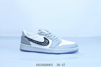 乔丹Air Jordan 1 Low Aj1 乔1低帮复古文化休闲运动篮球鞋迪奥 货号 Cn8608-002 49256Ddooi 36-47
