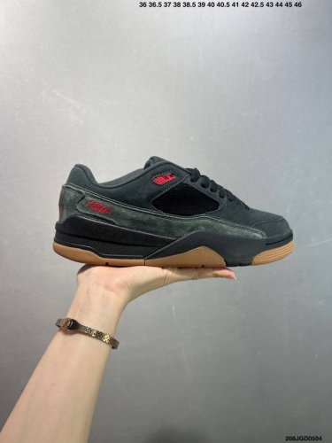 who Decides War X Nike Jordan Flight Court Ate 搭防滑耐磨 低帮 耐克复古篮球鞋 货号:Hf3255-003 尺码