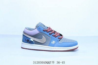 130 乔丹Air Jordan 1 Low Aj1 乔1低帮复古文化休闲运动篮球鞋 悟空 联名 货号 Dv2433-709 312030Adqqt半 36-4