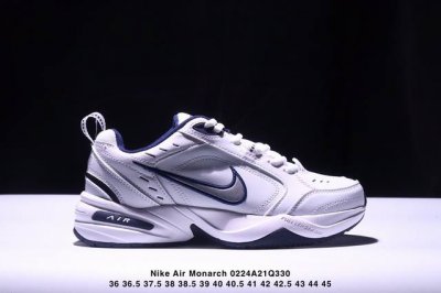 公司级Nike Air Monarch 皮革 日常百搭 減震防滑 低帮生活休闲鞋 货号:415445 102 尺码:36 36.5 37.5 38 38.5 3