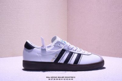 100 nike耐克男鞋秋冬季 Adidas Malmo舒适简约黑色运动休闲板鞋 Id2782 xm0324Q612